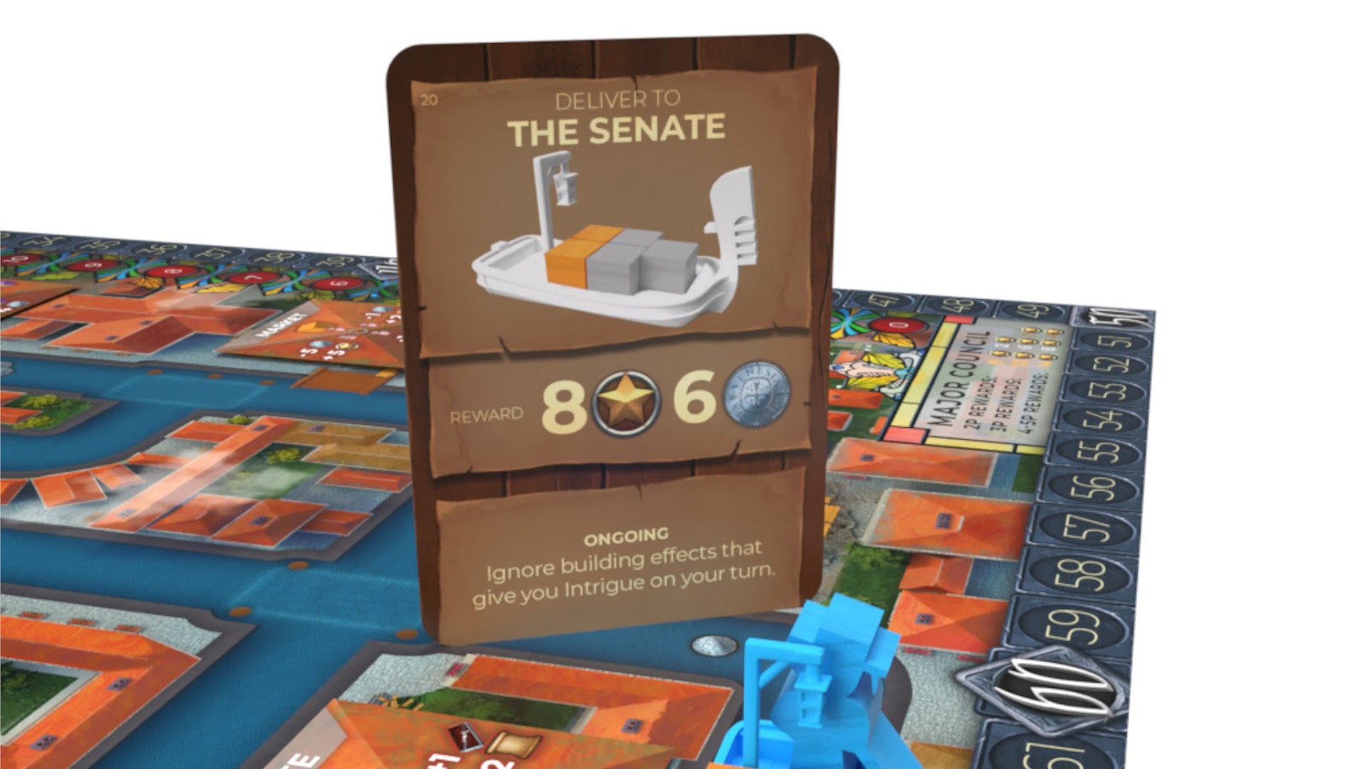 Navigate the waterways of power in Renaissance intrigue board game Venice Dicebreaker